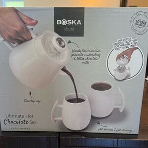 Ultimate Hot Chocolate Set - white NIB